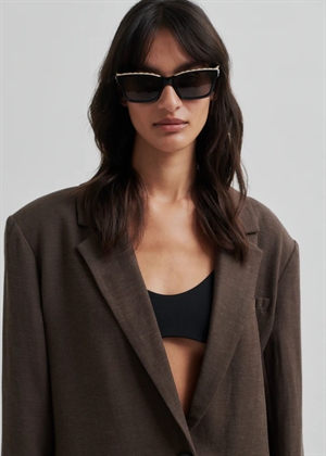 Lino new fit blazer Chocolate Brown Second Female 